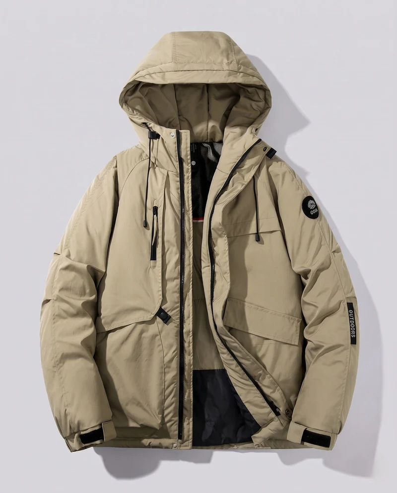 Herren Premium Outdoor Jacke Nord Taschen