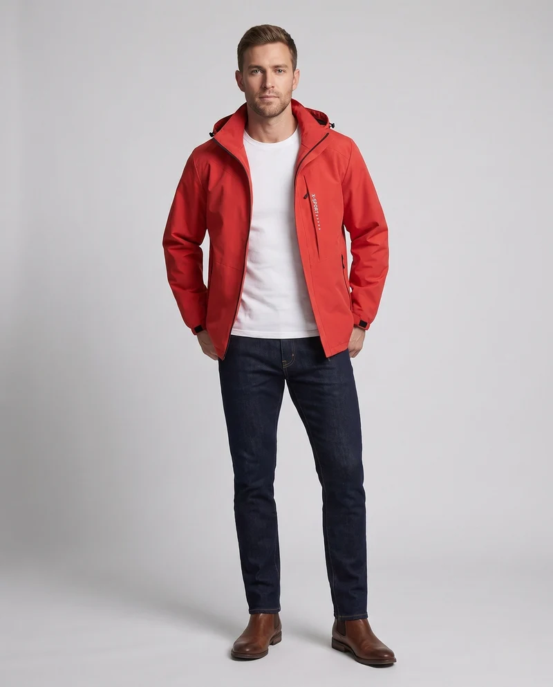 Herren Sportliche Funktionsjacke Nord Taschen 1788321956