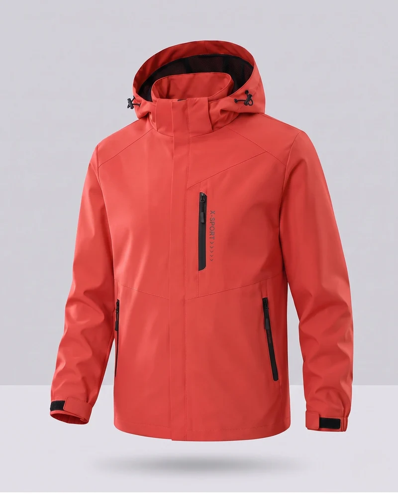 Herren Sportliche Funktionsjacke Nord Taschen 1788321956