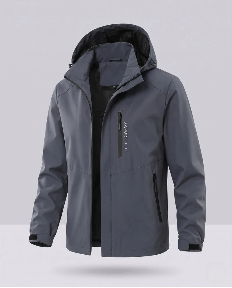 Herren Sportliche Funktionsjacke Nord Taschen 1788321956