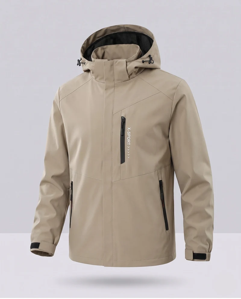 Herren Sportliche Funktionsjacke Nord Taschen 1788321956