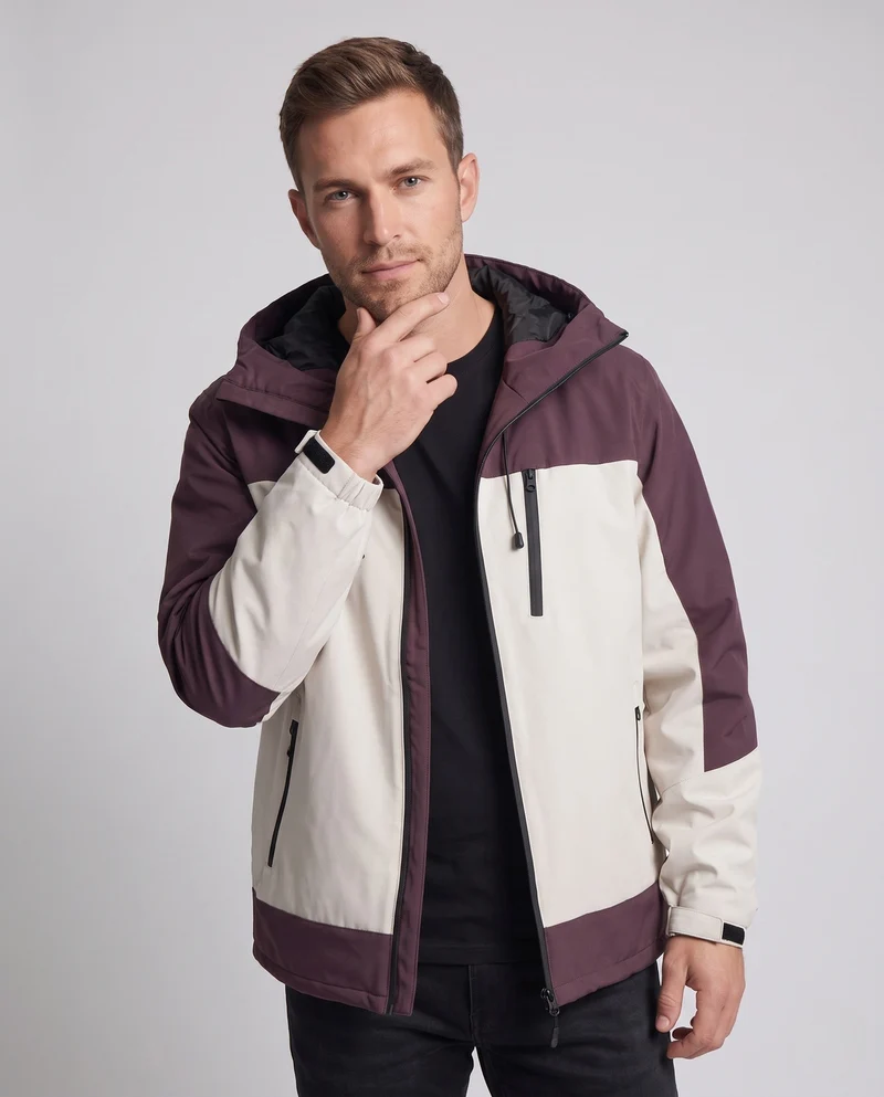 Herren Sportliche Jacke mit hohem Kragen Nord Taschen