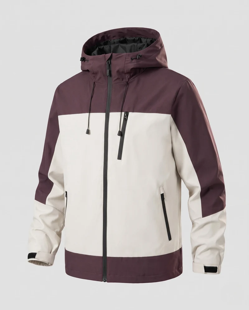Herren Sportliche Jacke mit hohem Kragen Nord Taschen