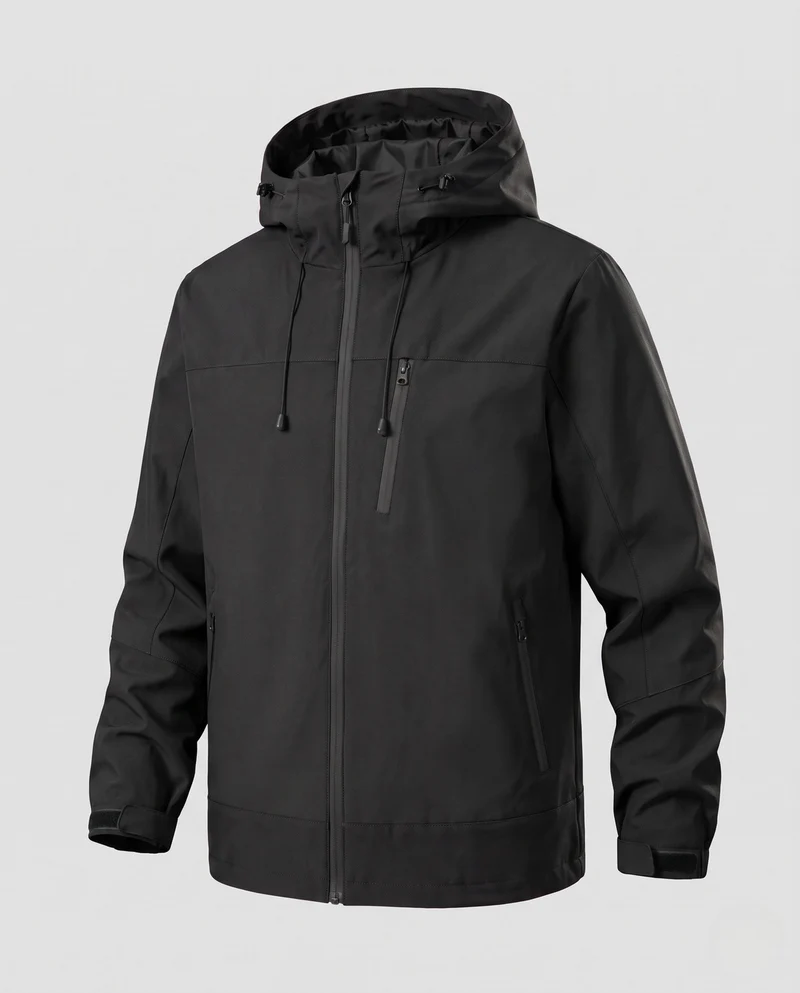 Herren Sportliche Jacke mit hohem Kragen Nord Taschen