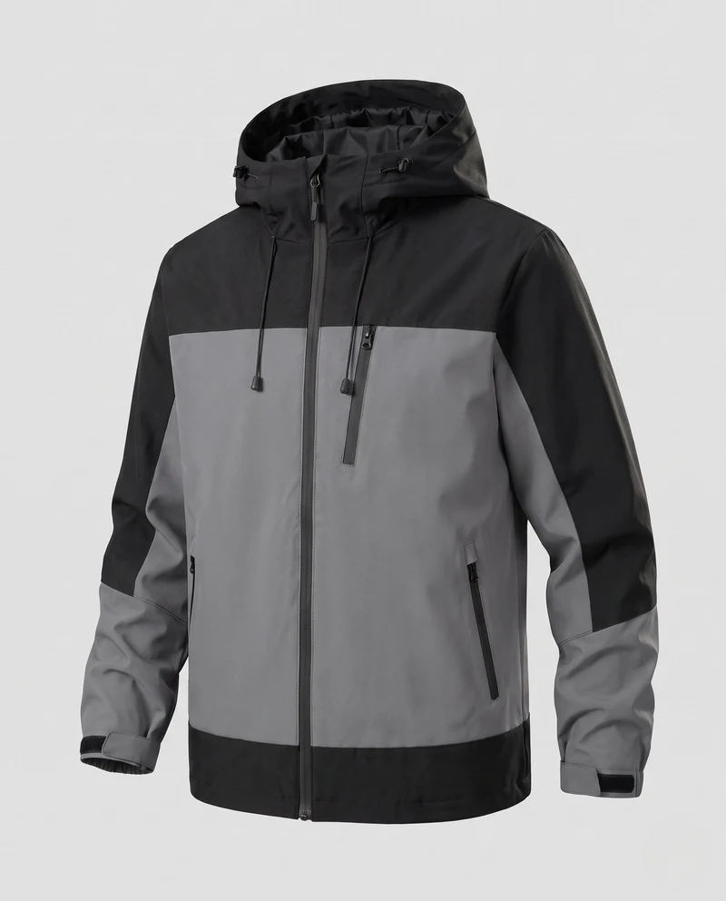 Herren Sportliche Jacke mit hohem Kragen Nord Taschen