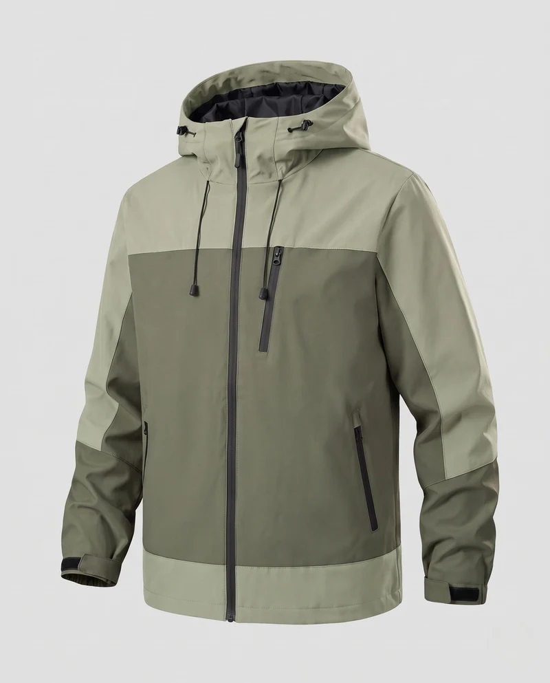 Herren Sportliche Jacke mit hohem Kragen Nord Taschen