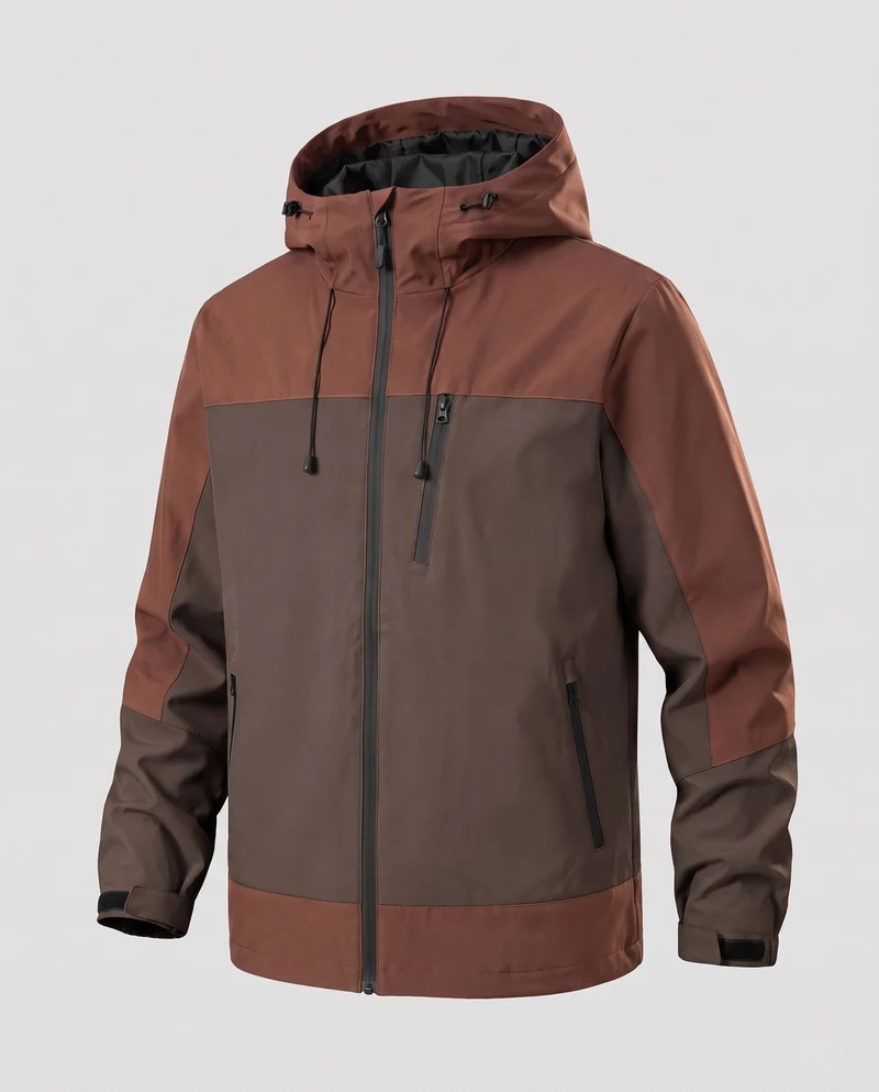 Herren Sportliche Jacke mit hohem Kragen Nord Taschen