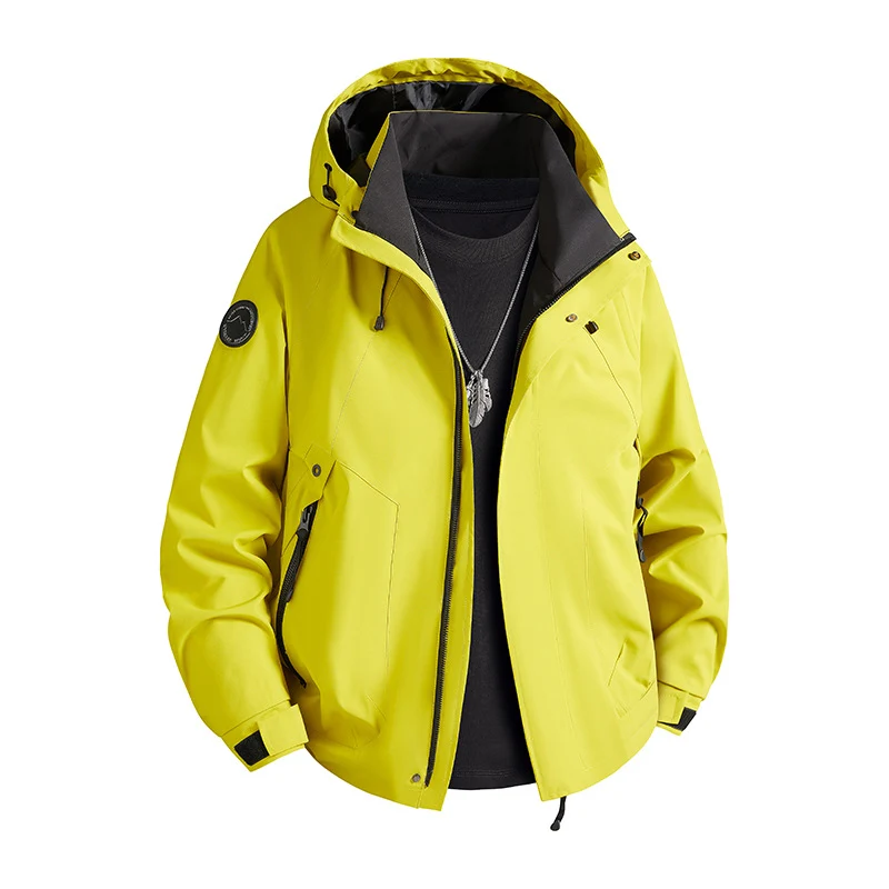 Herren wasserdichte Softshelljacke mit Kapuze und Fleece-Innenfutter Nord Taschen