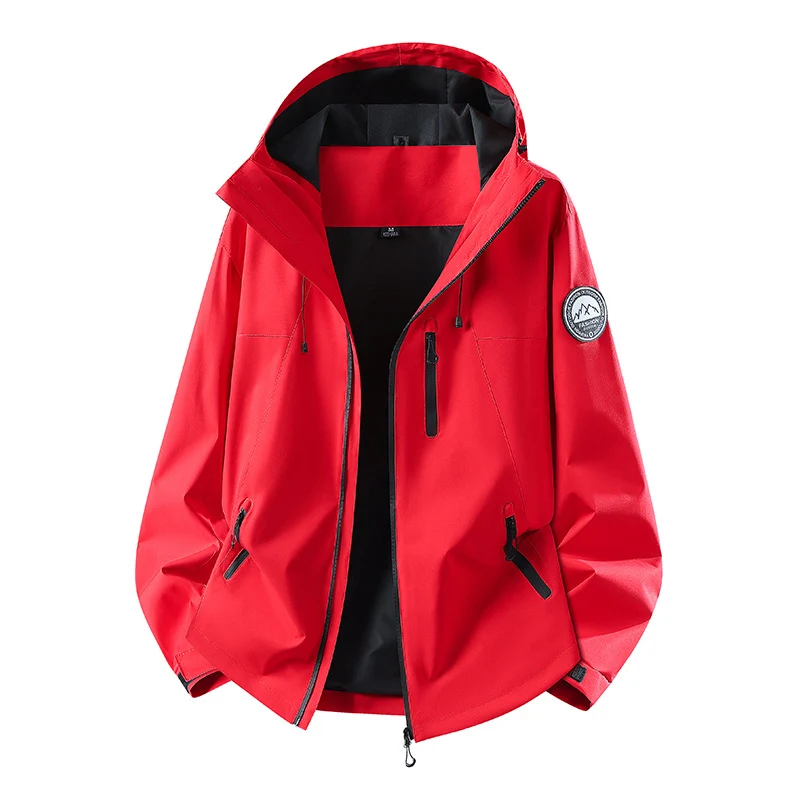 Herren Wasserdichte Softshell-Jacke mit Kapuze und atmungsaktiver Membran Nord Taschen