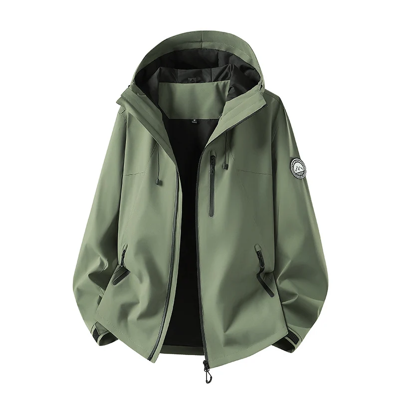 Herren Wasserdichte Softshell-Jacke mit Kapuze und atmungsaktiver Membran Nord Taschen