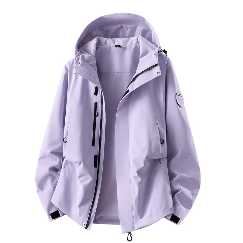 Herren wasserdichte Outdoorjacke mit abnehmbarer Fleece-Innenjacke Nord Taschen