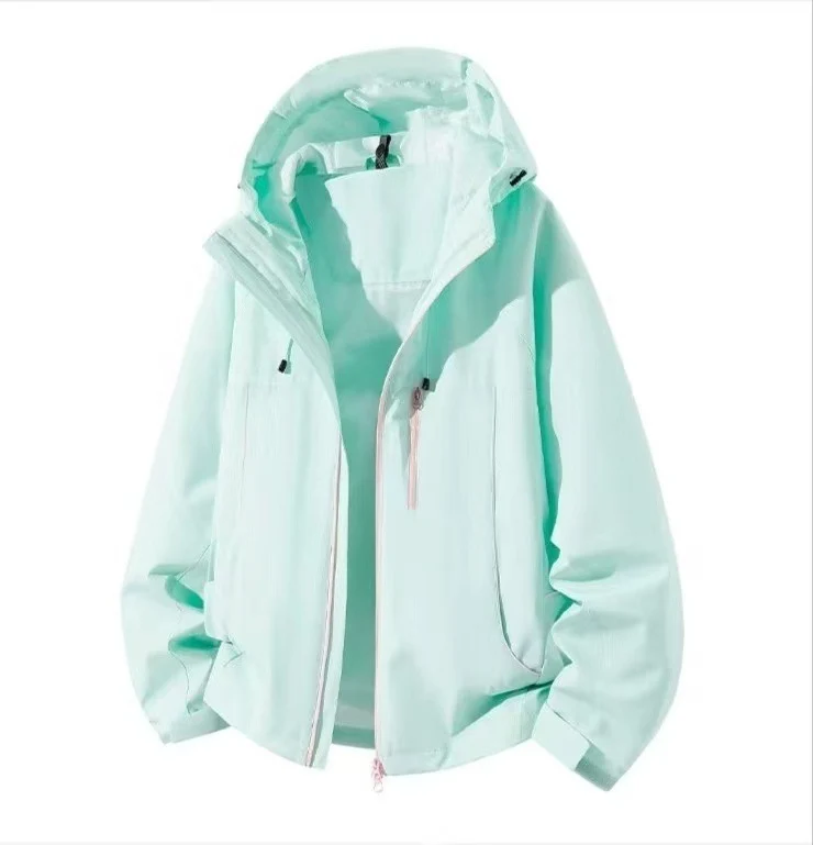 Herren Wasserdichte Kapuzen-Softshelljacke mit winddichtem Schnitt und Reißverschluss Nord Taschen