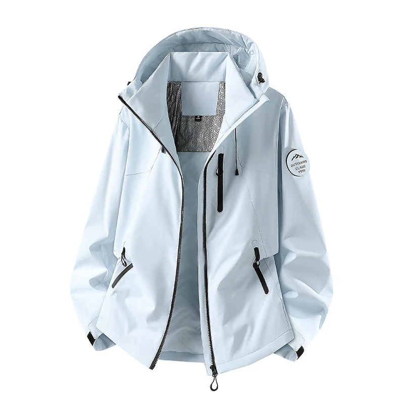 Herren Wasserabweisende Softshelljacke mit Kapuze und Reißverschlusstaschen Nord Taschen