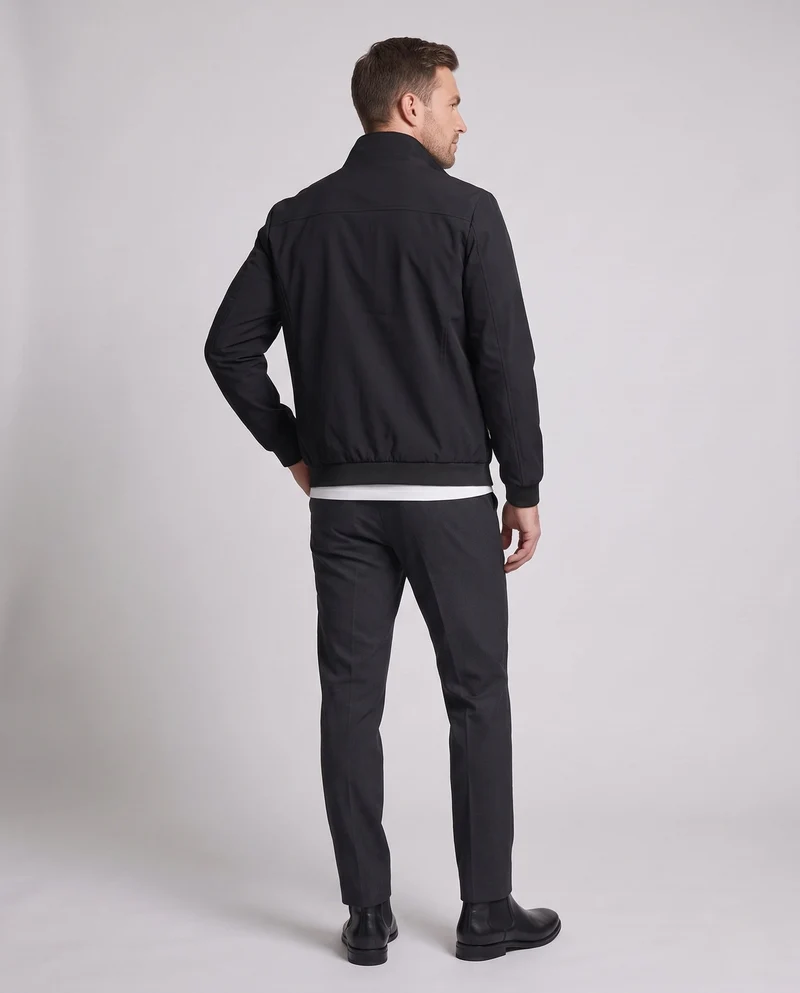 Herren lässige Bomberjacke im minimalistischen urbanen Look mit Stehkragen und Rippbündchen Nord Taschen
