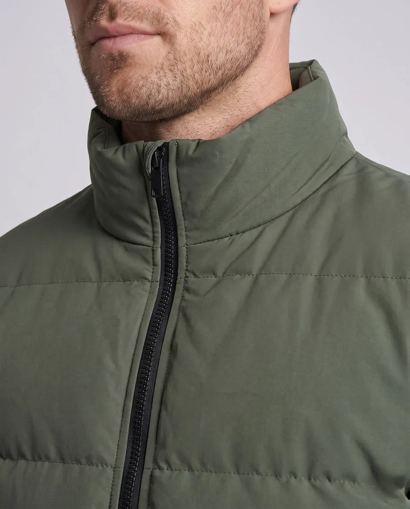 Herren Kurzblouson im gesteppten Puffer-Look mit winddichter äußeren Schicht und gerippten Abschlüssen Nord Taschen