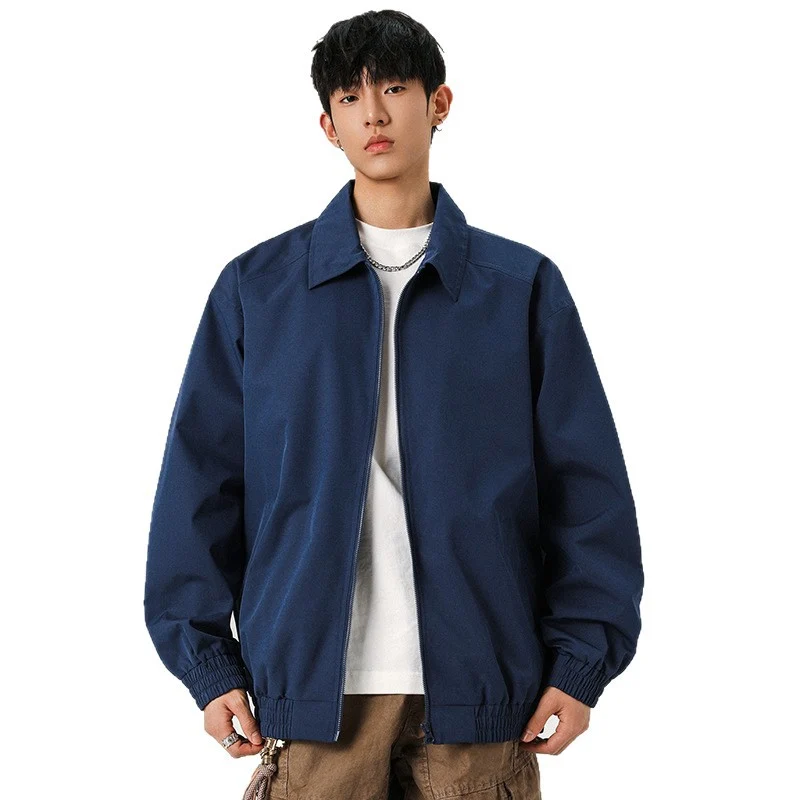 Herren Legere Übergangsjacke mit Reißverschluss und elastischem Saum Nord Taschen