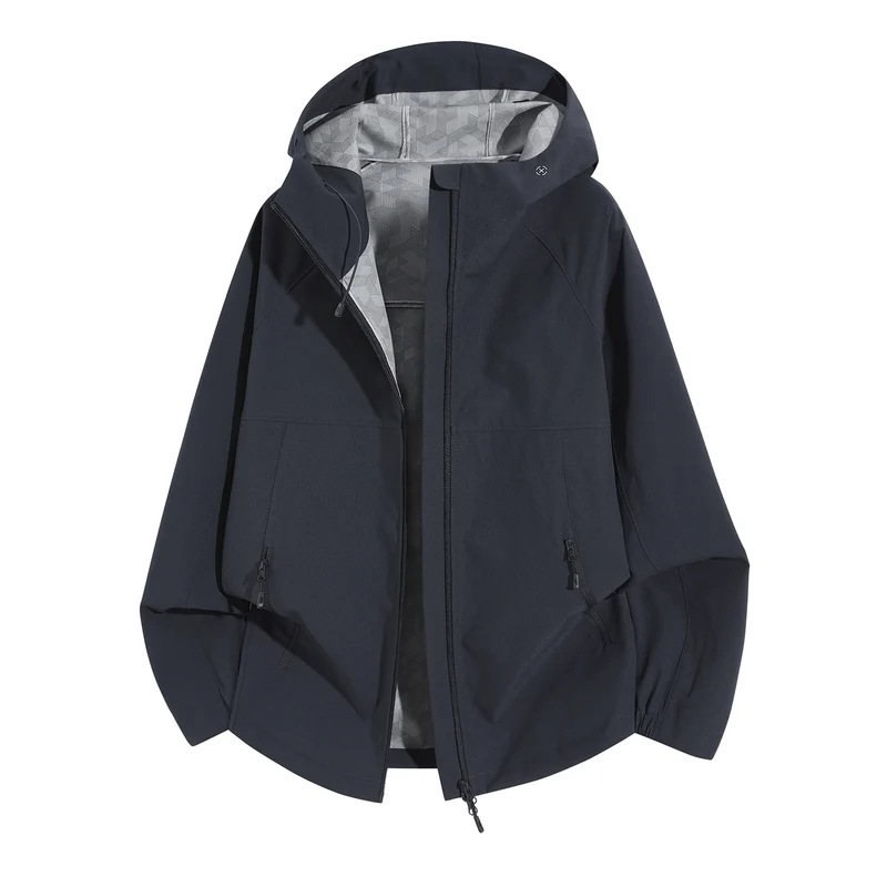 Damen Wetterfeste Kapuzenjacke mit belüftetem Kragen Nord Taschen