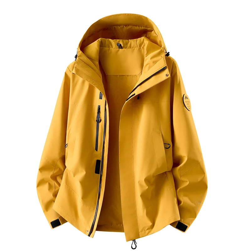 Damen technische dreilagige Softshell-Regenjacke mit getapten Nähten und Multifunktions-Taschen Nord Taschen