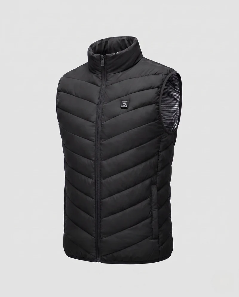 Herren beheizte Thermoweste mit Multi-Zonen-Heizsystem und USB-Anschluss Nord Taschen