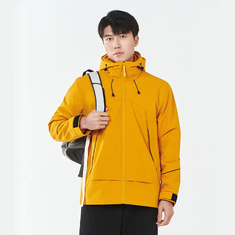 Damen Leichte wind- und wasserabweisende Softshell-Trekkingjacke mit verstellbarer Kapuze Nord Taschen