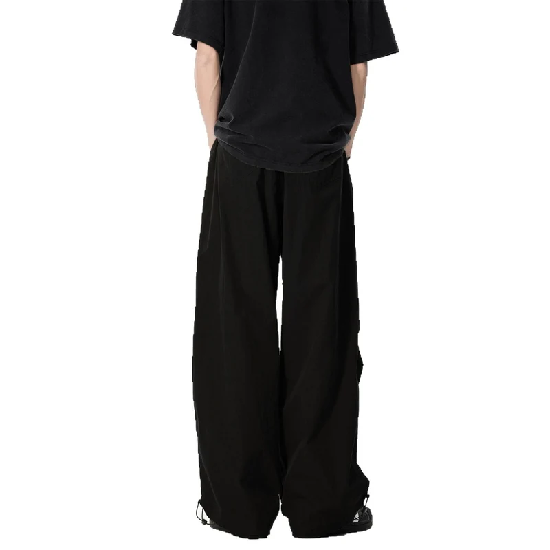 Herren Weite Utility-Cargohose mit Tunnelzugbund Knie‑Paneelen und verstellbarem Saum Nord Taschen