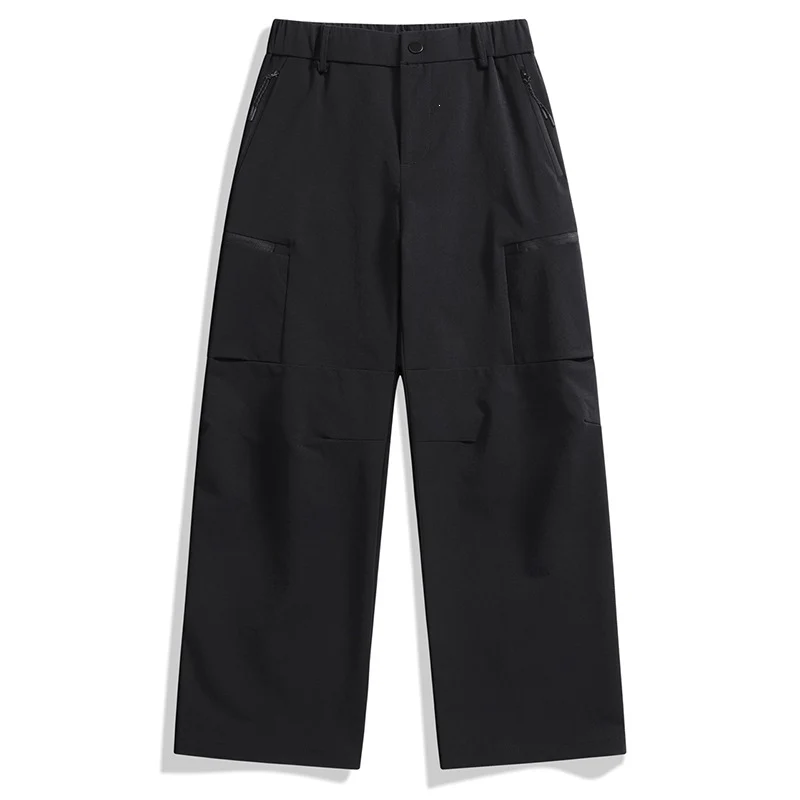 Herren weite Utility-Cargohose mit Reißverschluss‑Taschen und vorgeformten Knien Nord Taschen