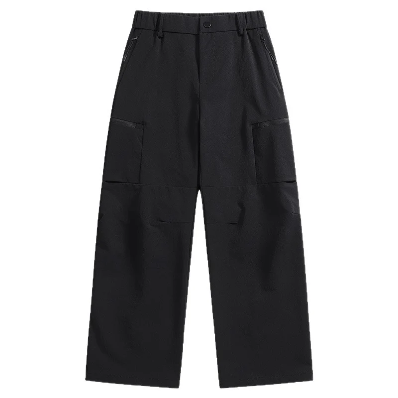 Herren weite Utility-Cargohose mit Reißverschluss‑Taschen und vorgeformten Knien Nord Taschen