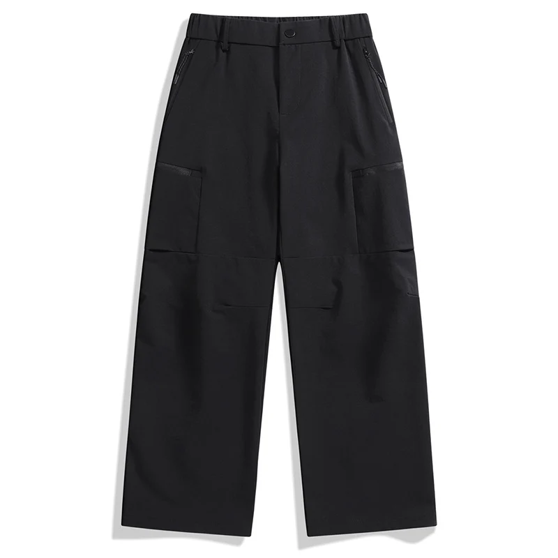 Herren weite Utility-Cargohose mit Reißverschluss‑Taschen und vorgeformten Knien Nord Taschen