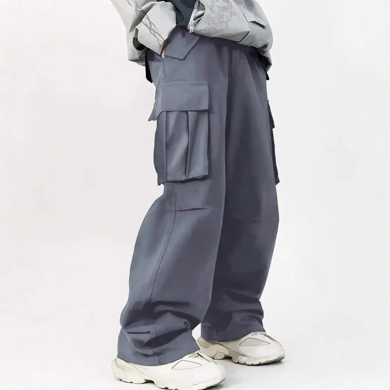 Herren Weite Utility‑Cargohose mit Multifunktions‑Taschen & legerer Baggy‑Passform Nord Taschen