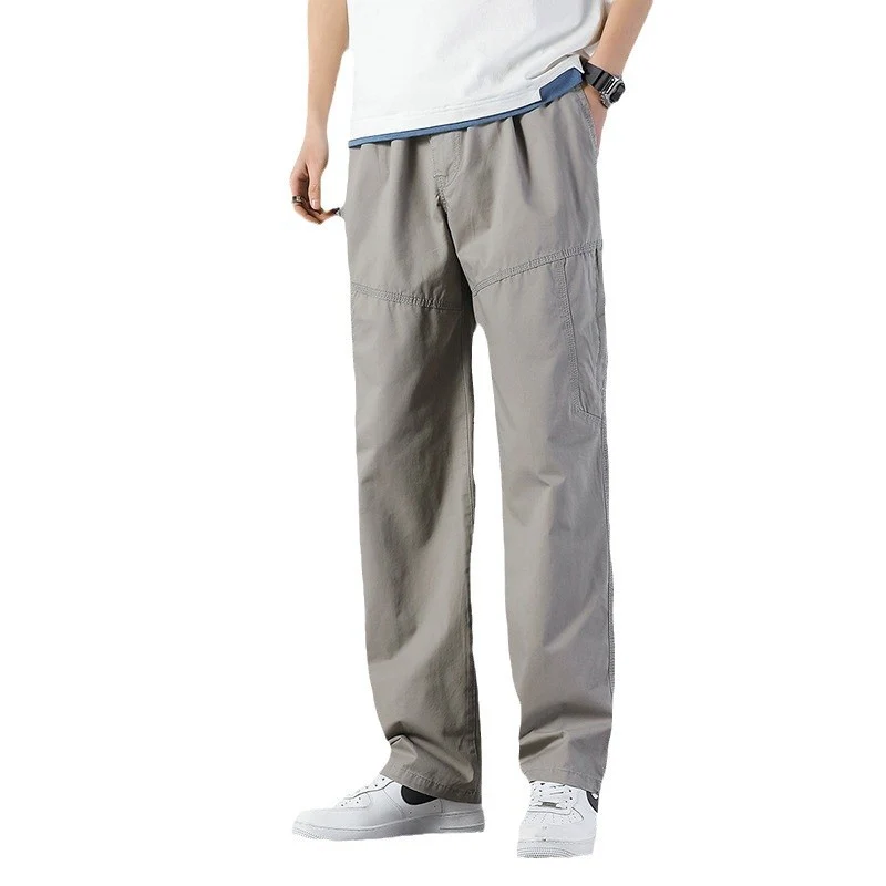 Herren Weite Utility-Cargohose mit geradem Bein, Mehrfachtaschen & lockerer Passform Nord Taschen