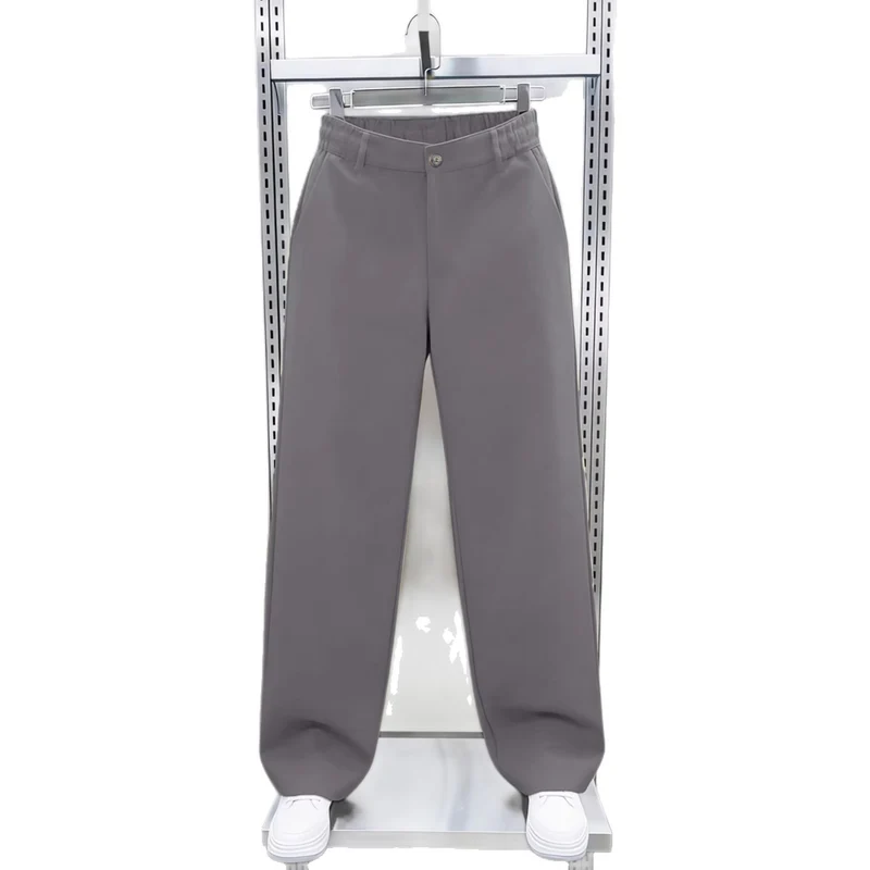 Herren Weite Twillhose mit hohem Bund, elastischem Rückenbund und geradem Bein Nord Taschen