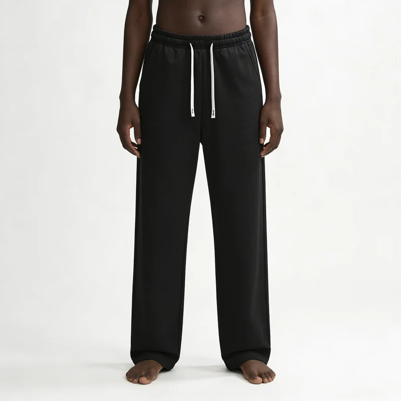 Herren Weite Lounge-Jogginghose mit elastischem Bund, Tunnelzug & Seitentaschen Nord Taschen