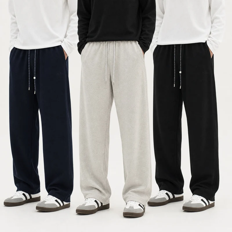Unisex Baumwoll-Jogginghose mit weitem Bein und Kordelzug Nord Taschen