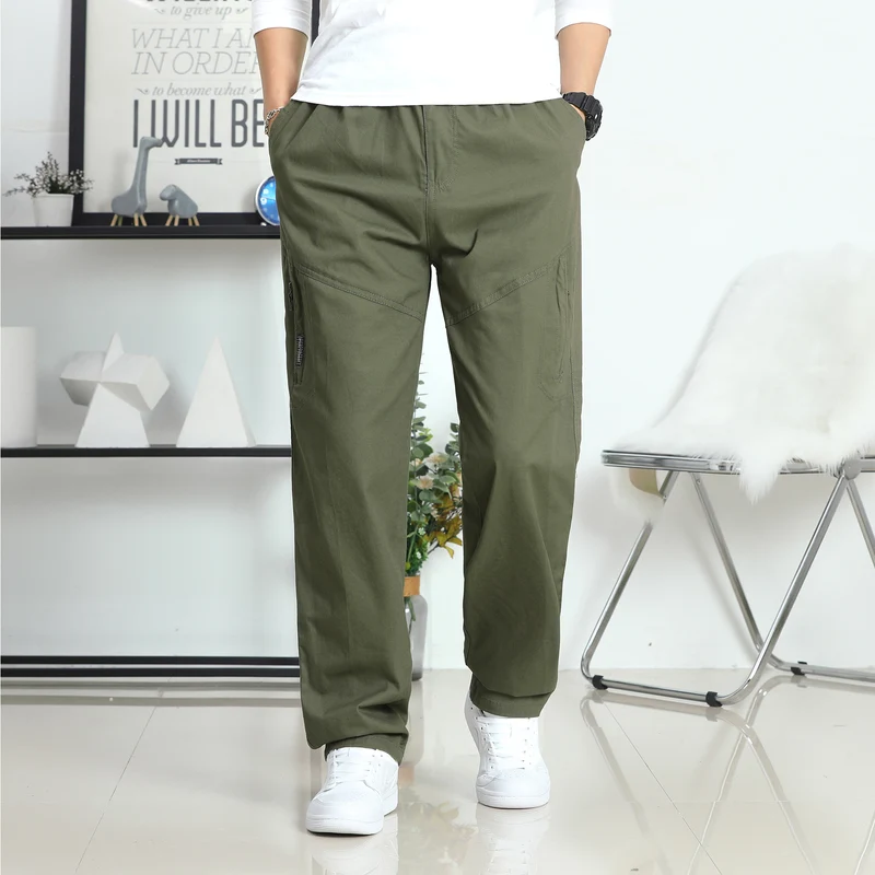 Herren Weite Cargohose im Utility‑Stil mit seitlicher Reißverschlusstasche und ergonomischen Nähten Nord Taschen