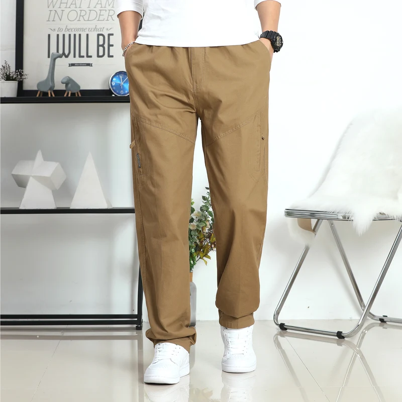 Herren Weite Cargohose im Utility‑Stil mit seitlicher Reißverschlusstasche und ergonomischen Nähten Nord Taschen