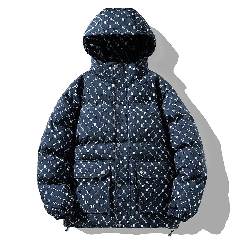 Herren Wattierter Kapuzenparka mit Thermofüllung wasserabweisender Oberfläche & Multifunktionstaschen Nord Taschen