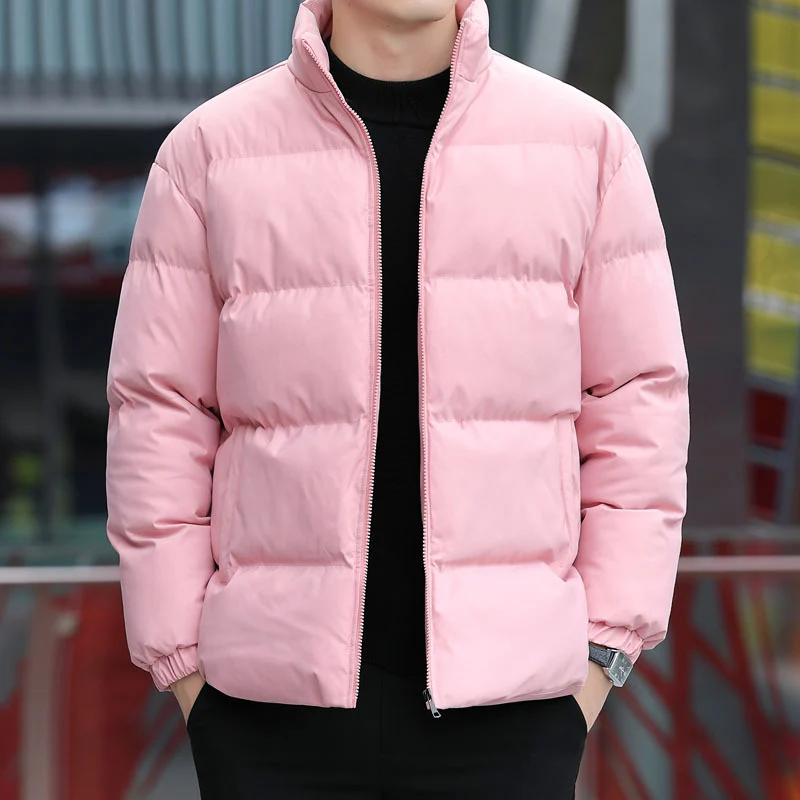 Herren Wattierte Kurzjacke mit Stehkragen, Thermofutter & elastischen Ärmelbündchen Nord Taschen