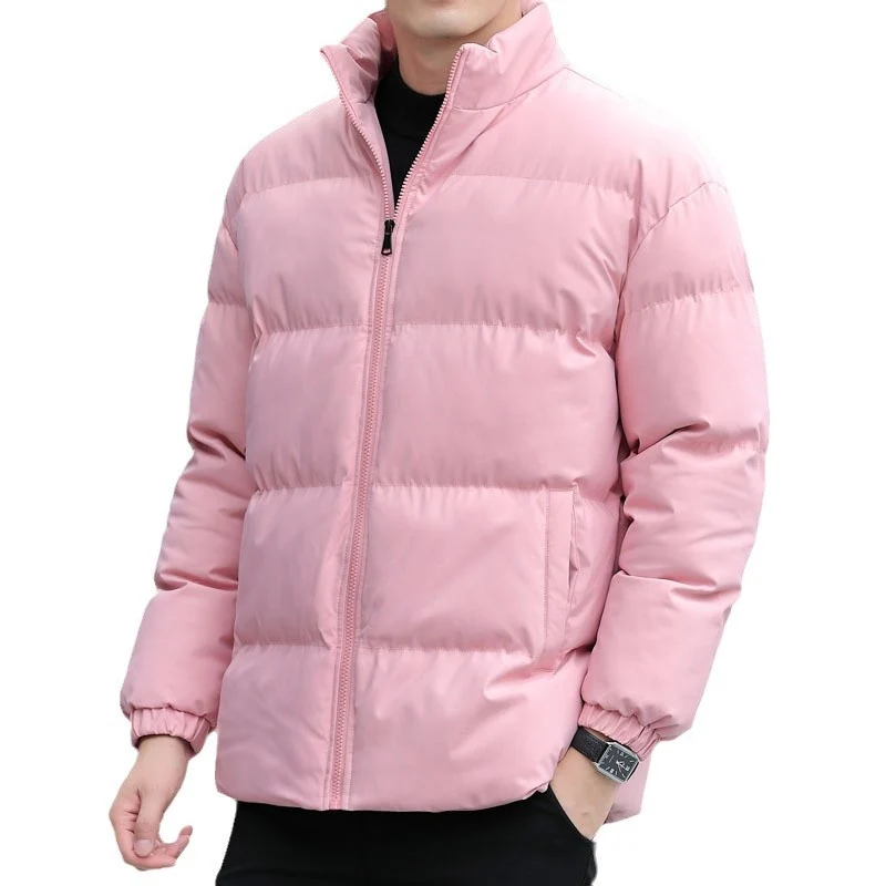 Herren Wattierte Kurzjacke mit Stehkragen, Thermofutter & elastischen Ärmelbündchen Nord Taschen