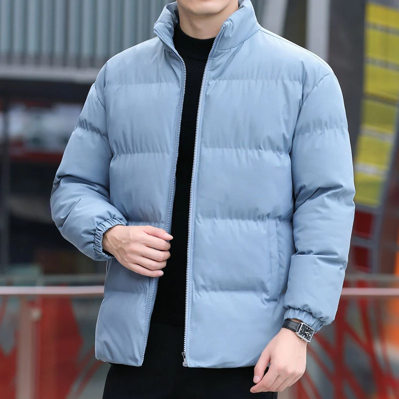 Herren Wattierte Kurzjacke mit Stehkragen, Thermofutter & elastischen Ärmelbündchen Nord Taschen