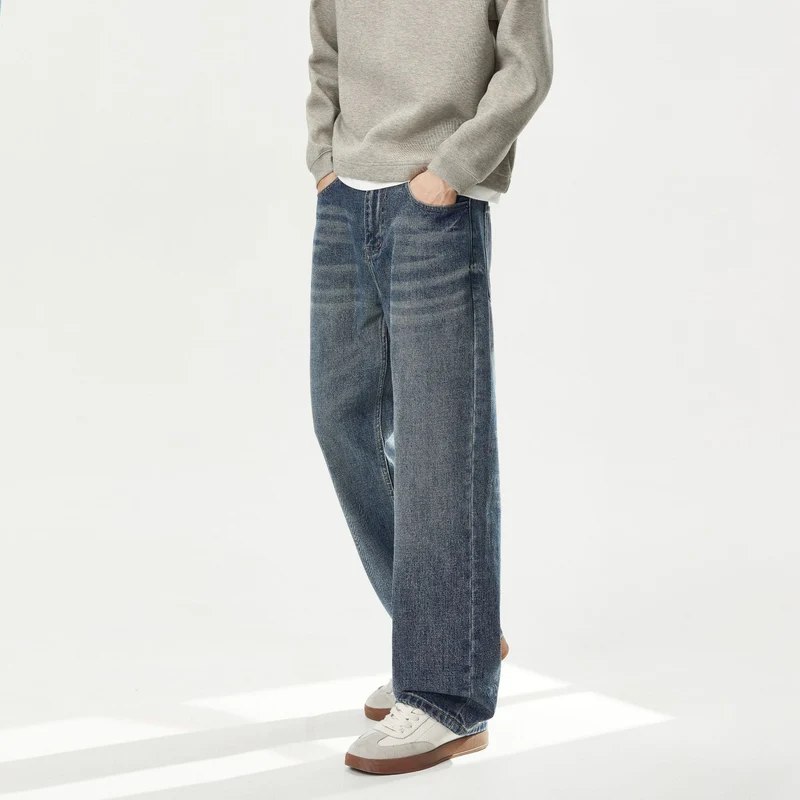 Damen Hochtaillierte gerade-geschnittene verkürzte Jeans Nord Taschen
