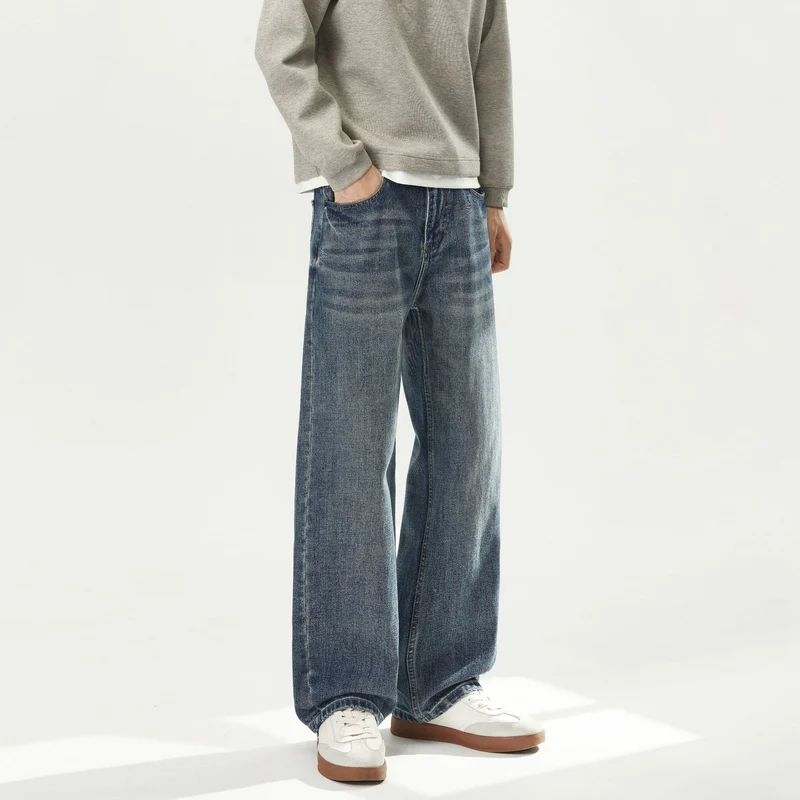 Damen Hochtaillierte gerade-geschnittene verkürzte Jeans Nord Taschen