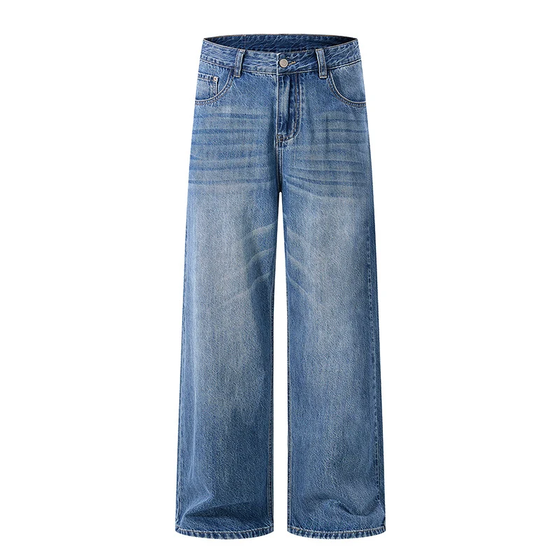 Damen High-Waist Wide-Leg Jeans aus softem Denim mit weitem Bein Nord Taschen