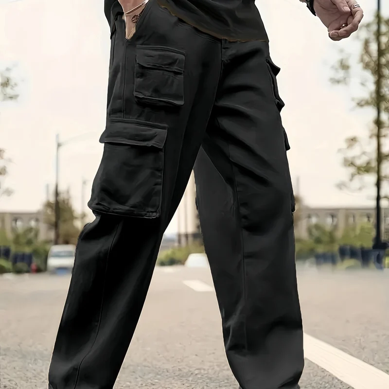 Herren Utility-Cargohose mit mehreren Klapp- und Reißverschlusstaschen Nord Taschen