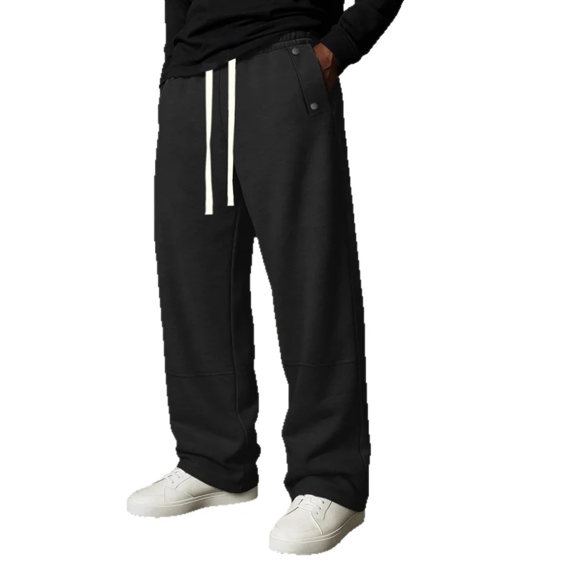 Herren Relaxed-Fit Jogginghose mit hohem Komfortbund, Tunnelzug & Utility-Details Nord Taschen