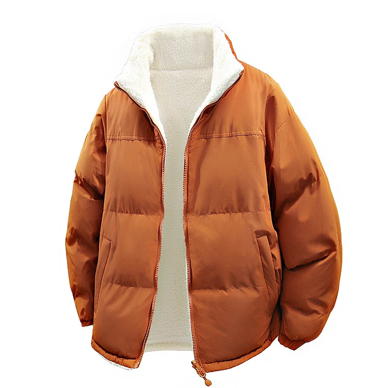 Unisex Wattierte Bomberjacke mit Teddyfutter und verdeckten Innentaschen Nord Taschen