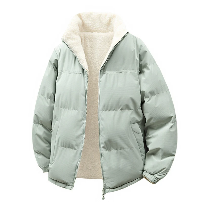 Unisex Wattierte Bomberjacke mit Teddyfutter und verdeckten Innentaschen Nord Taschen