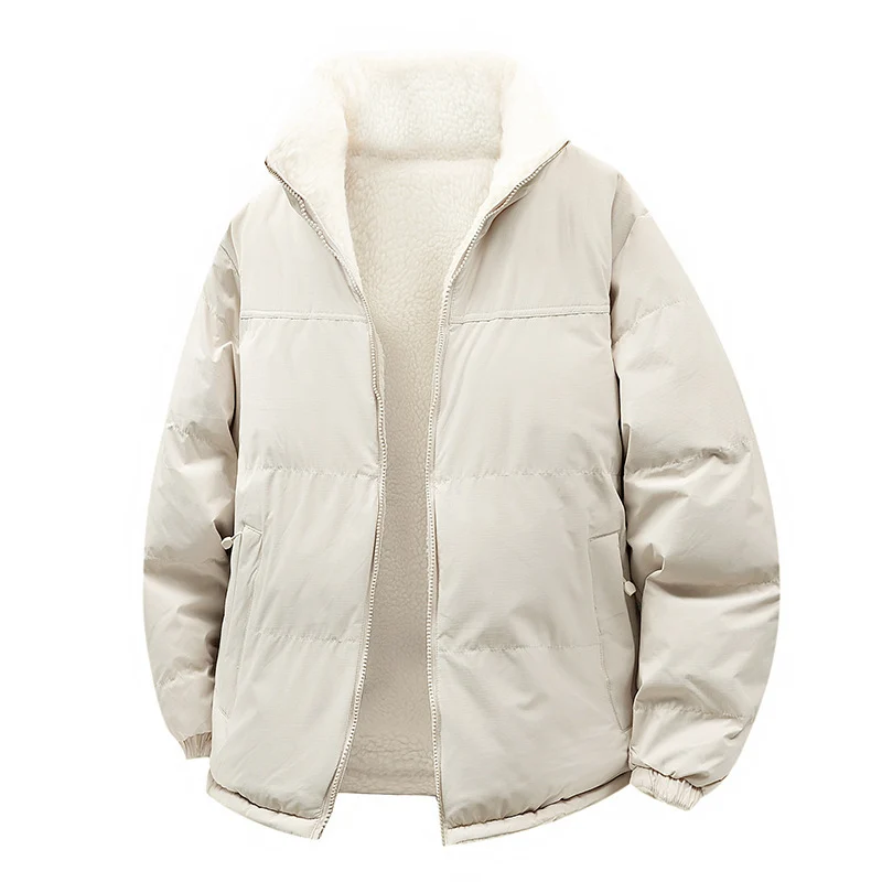 Unisex Wattierte Bomberjacke mit Teddyfutter und verdeckten Innentaschen Nord Taschen