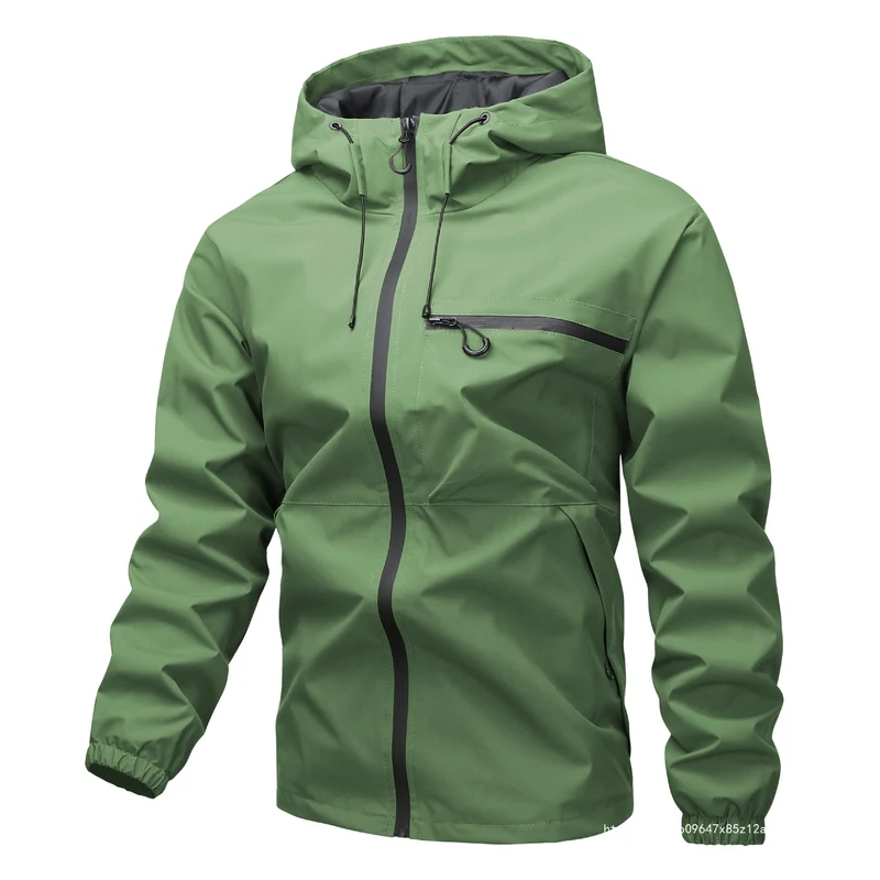 Unisex Wasserabweisende Softshell‑Regenjacke mit verschweißten Nähten, Kapuze & wasserdichter Brusttasche Nord Taschen
