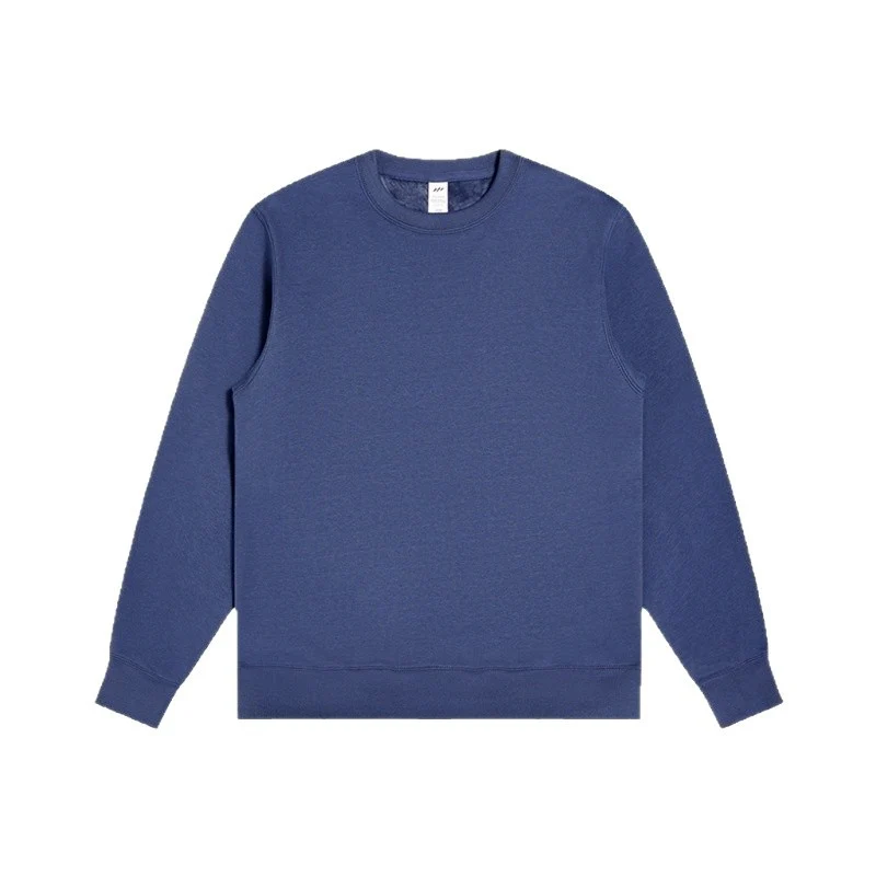 Unisex Minimalistisches Baumwoll-Sweatshirt mit Rundhals, Rippbündchen & Relaxed Fit Nord Taschen