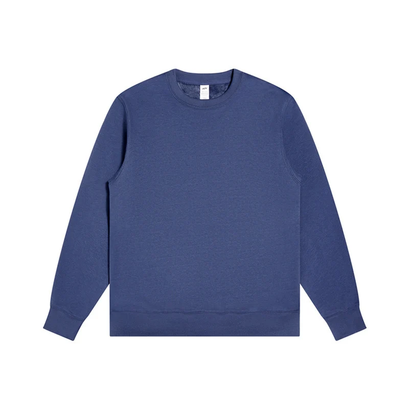 Unisex Minimalistisches Baumwoll-Sweatshirt mit Rundhals, Rippbündchen & Relaxed Fit Nord Taschen